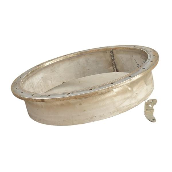 580mm Stainless Steel Manhole Cover Seat Ring for Tank Truck Welding Connection and Certificate Guaranteed