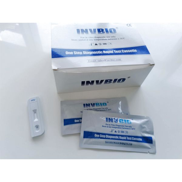 Одно ВИЧ 1 шага анти- 2 результата набора теста после 5 минут