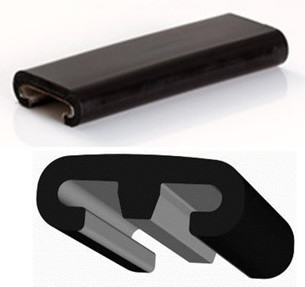 Black Escalator Handrail