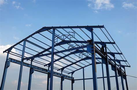 15*30M H Beams And Columns Warehouse Steel Structure With Painting