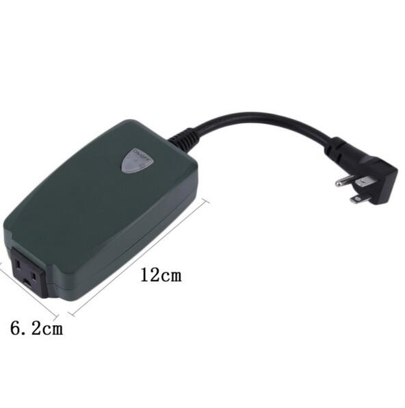 USA type Outdoor Remote Control Outlet Wireless Light Switch Socket US Plug Waterproof US Plug[Smart Electronics] Wholesale