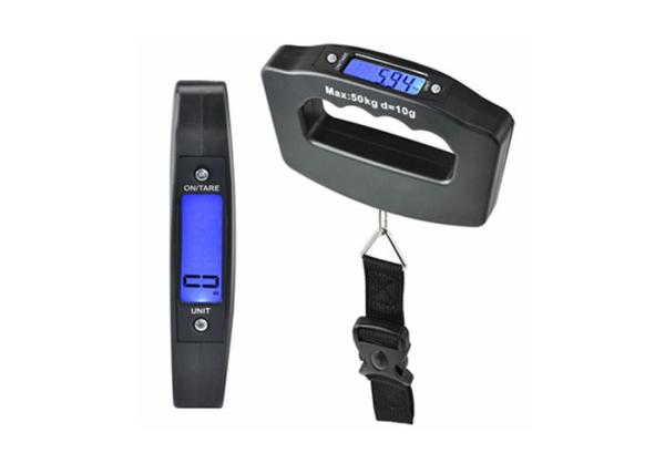 Hook Type Digital Luggage Scale , Comfortable Handle Suitcase Weighing Scales