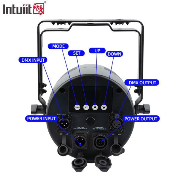 7x20W RGBWA+UV 6-in-1 IP65 Outdoor LED PAR Light — DMX512 Waterproof Wash for Stage, Wedding & Events