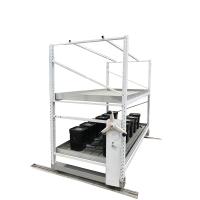 a cremalheira medicinal crescente hidropônica vertical da planta das ervas das cremalheiras de 4x4ft com cresce luzes