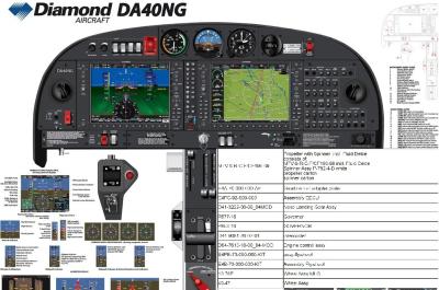 Aviation Parts for Diamond Aircraft DA42NG/DA40NG