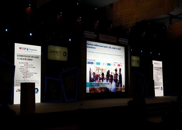 SMD 3 In 1 Indoor LED Video Wall High Definition With 2 Meters Viewing Distance