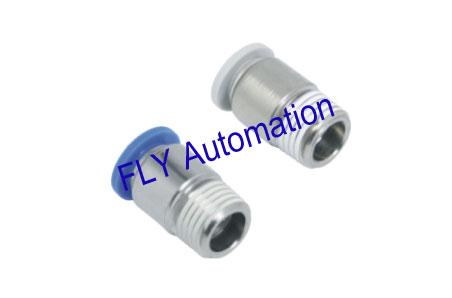 POC Pisco Hex-holed Straight One Touch Zinc Brass Pneumatic Tube Fittings
