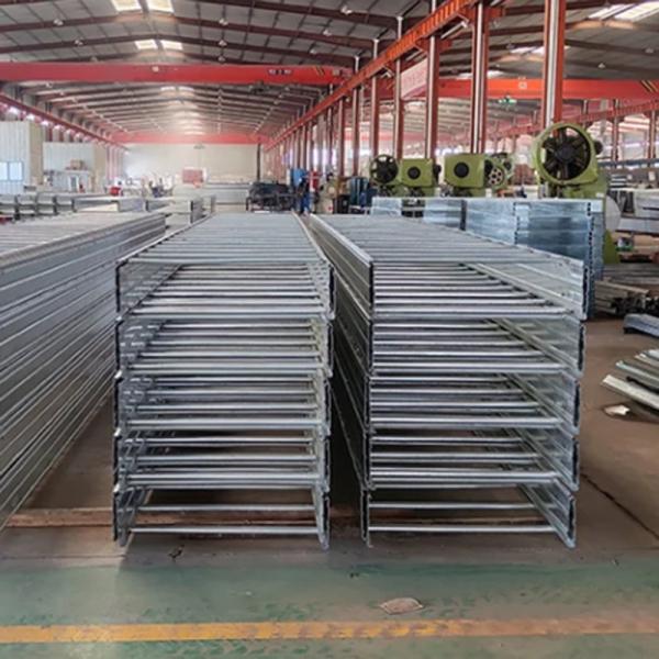Corrosion Resistant Steel Ladder Type Cable Tray Manufacturers 50mm 150mm Height And 100mm 1000mm