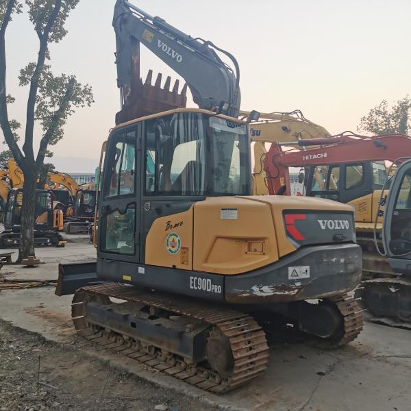 2021 ano Coreia original pequena 9 toneladas Volvo ec90 escavadeira usada com 800 horas de trabalho
