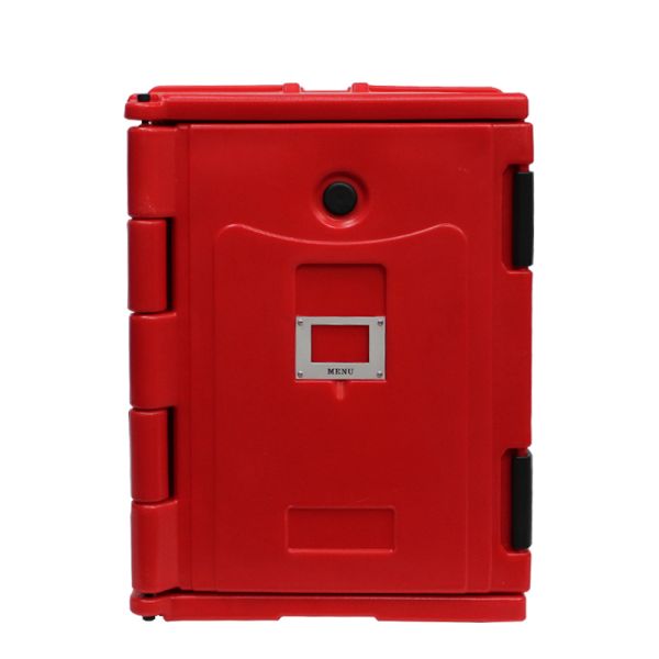 90L Commercial Catering Keep Cold Warm Transport Container Holding Cabinet Thermo Box Red