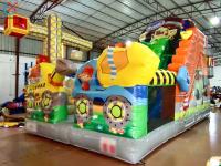 Factory New Design Children's Bouncy Castle Air Bounce House Slide Inflatable Slide