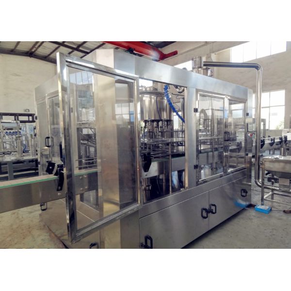 Bottle Neck Holding Transmission Bottled Water Filling Machine For Bottled Water Plants