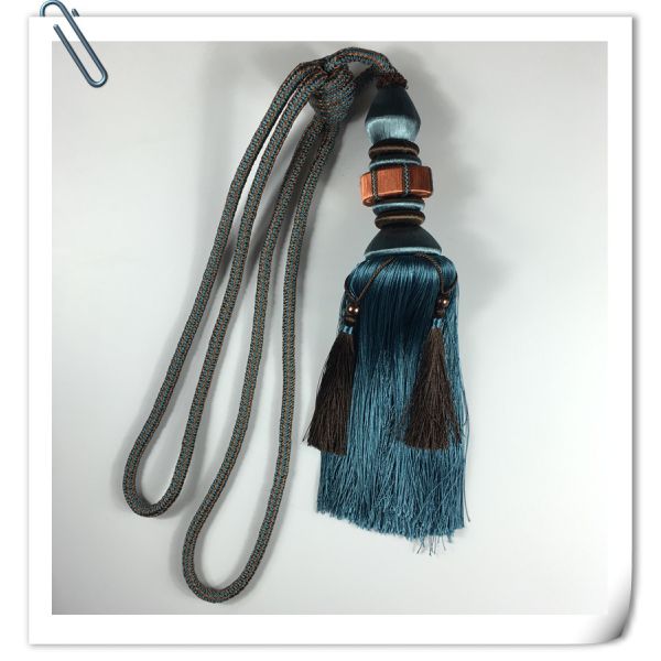 Factory hot sale all kinds of wholesale Cotton Curtain Tassel With Rope Used For Home Decorrative