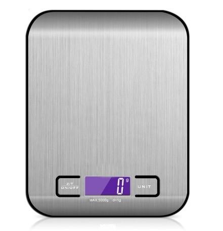 Balance électronique mini pour cuisine à domicile 5 kg de capacité écran LCD alimenté par batterie
