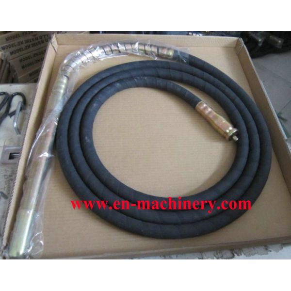 Construction Site Portable Hand Held Concrete Vibrator Hose Needle Poker Rod