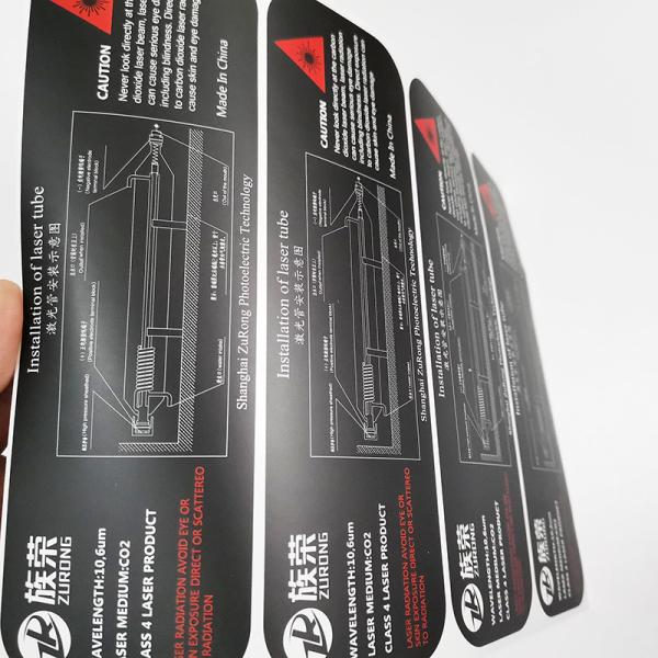 Glassine Industrial Adhesive Label Stickers Varnishing Food Ingredient Label
