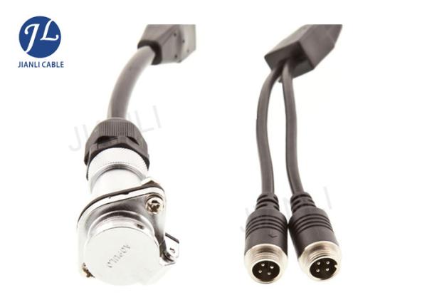 Five Pin CCTV Camera Extension Din Cable Backup Camera System For Trucks