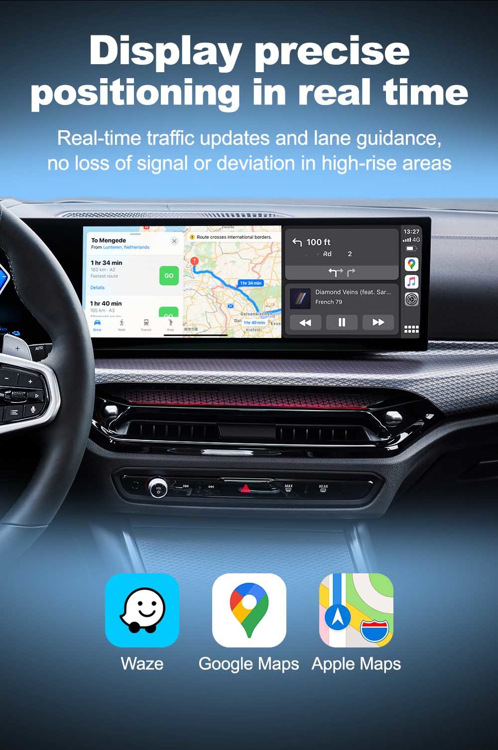 CarPlay BMW AI Box Multimedia Video Box With Split Screen 5GHz