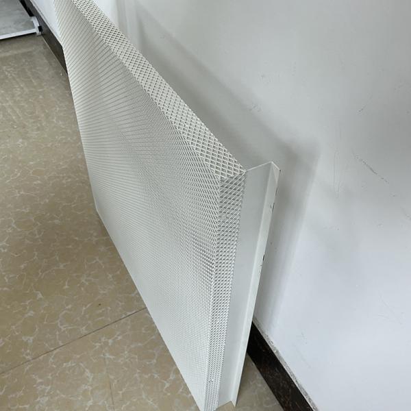 Galvanized Steel Mesh Ceiling Tiles Metal Hook On Panel Expand Mesh
