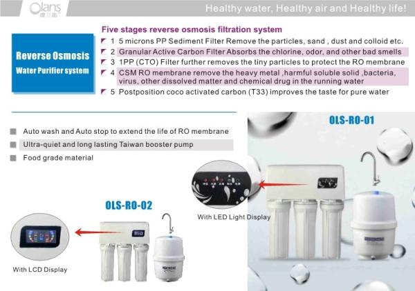 Direct drinking faucet water source water purifier,  top mineral alkaline UF home water purifier OSL-RO-01