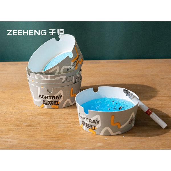 6oz Capacity Eco Friendly Disposable Ashtray Easy to Clean Ideal for Restaurants Bars and Offices