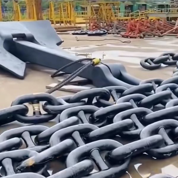 78mm Spray Paint High - Strength Alloy Steel Stud Link Anchor Chain Boat Anchor Chain