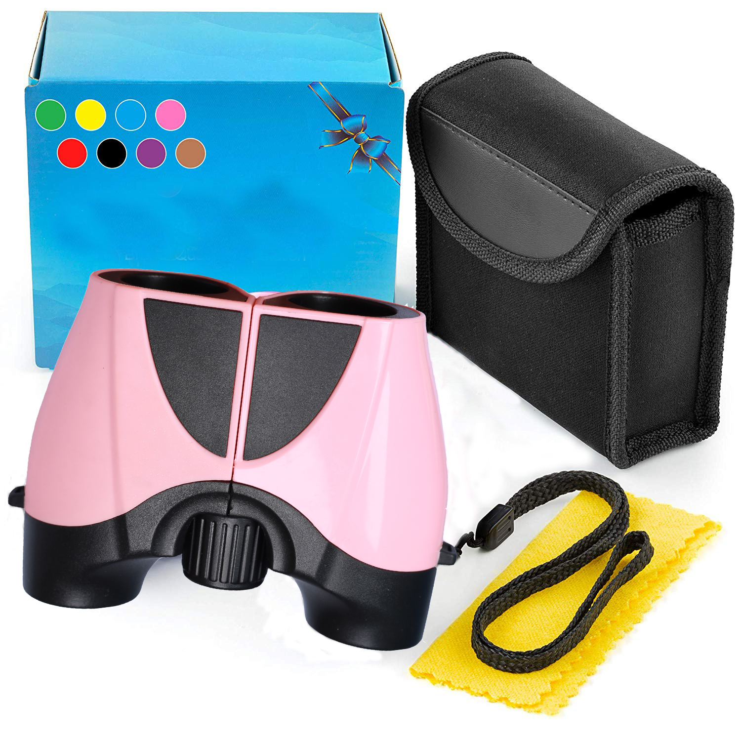 8x21 Kids Compact Binoculars With Glasses