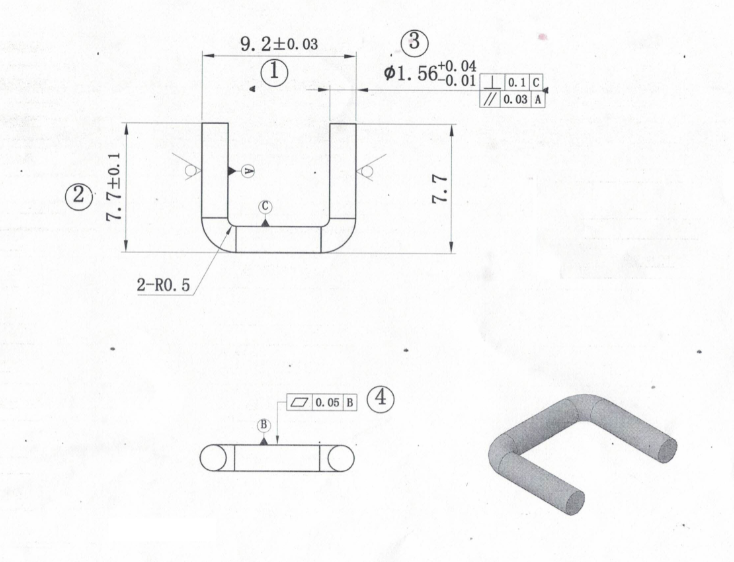 ODM Stainless Steel Axle Pin Tool U Shaped Metal Spring Retaining Clips