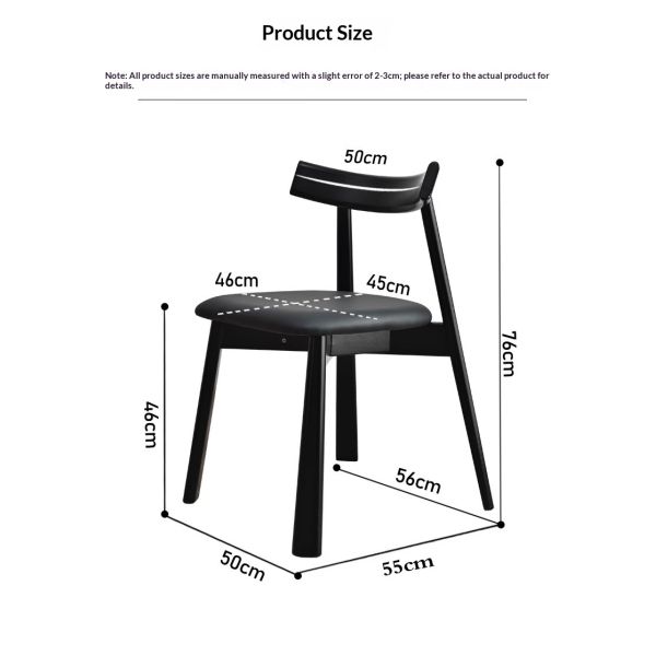 OEM Modern Backrest Upholstered Chair Restaurant Apartment Villa Bar Hotel Ergonomic Leather Chair Wooden Dining Room Chair