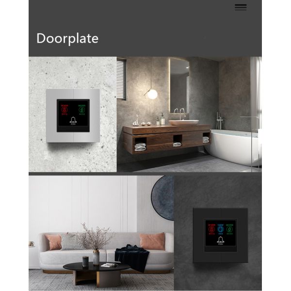 MUR переключателя DND дверного звонка металла материальный электрический для умной гостиницы