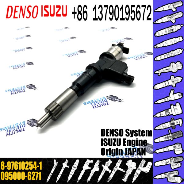 New Diesel fuel common rail injector 095000-6271 095000-6272 8-97610254-1 8-97610254-2 For ISUZU GIGA 6UZ1