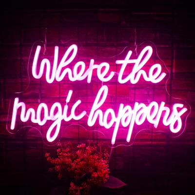 Custom Led Neon Acrylic Sign Flex Outdoor Room Birthday Wedding Party