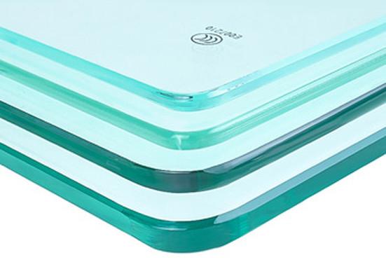 Clear Color Tempered Safety Glass , Heat Resistance 15mm Toughened Glass