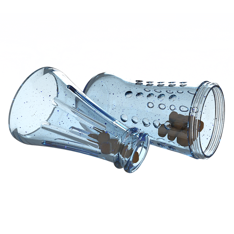 Personalizado de alta calidad bpa libre de grados alimenticios de silicona para mascotas botella de entrenamiento de perros juguetes de alimentación lenta bocadillo de silicona de comida juguete