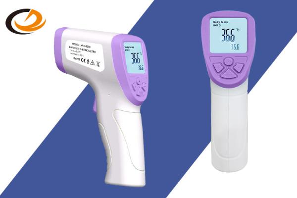 Children Blue plastic Non Contact Infrared Thermometer Portable forehead temperature Gun