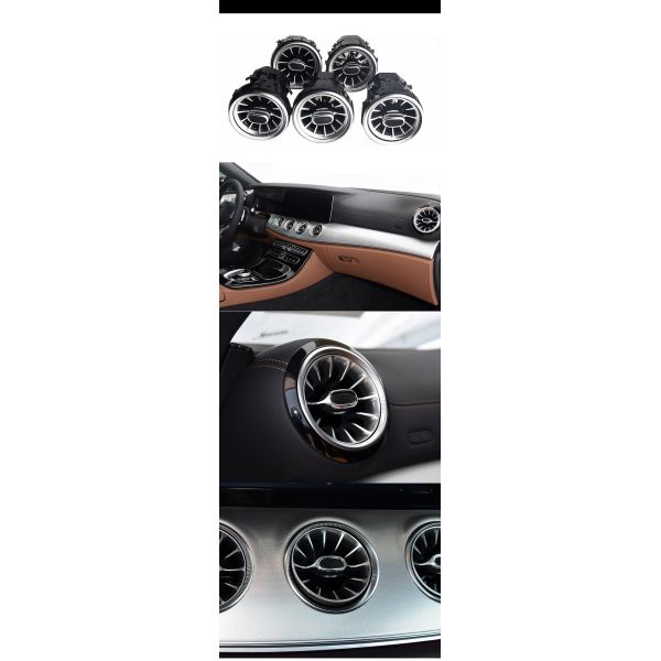 GLC Class 430mm LED Air Vent , 64 Colors Mercedes Interior Lights