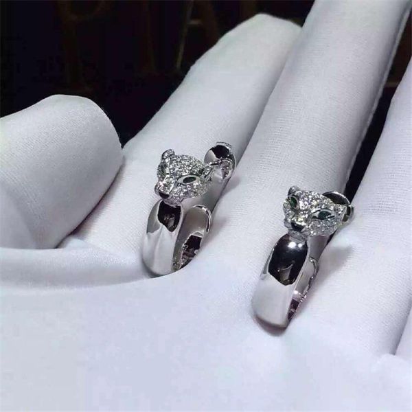 C leopard Diamond Earrings 18k gold  white gold yellow gold rose gold bracelet  Jewelry factory in Shenzhen, China