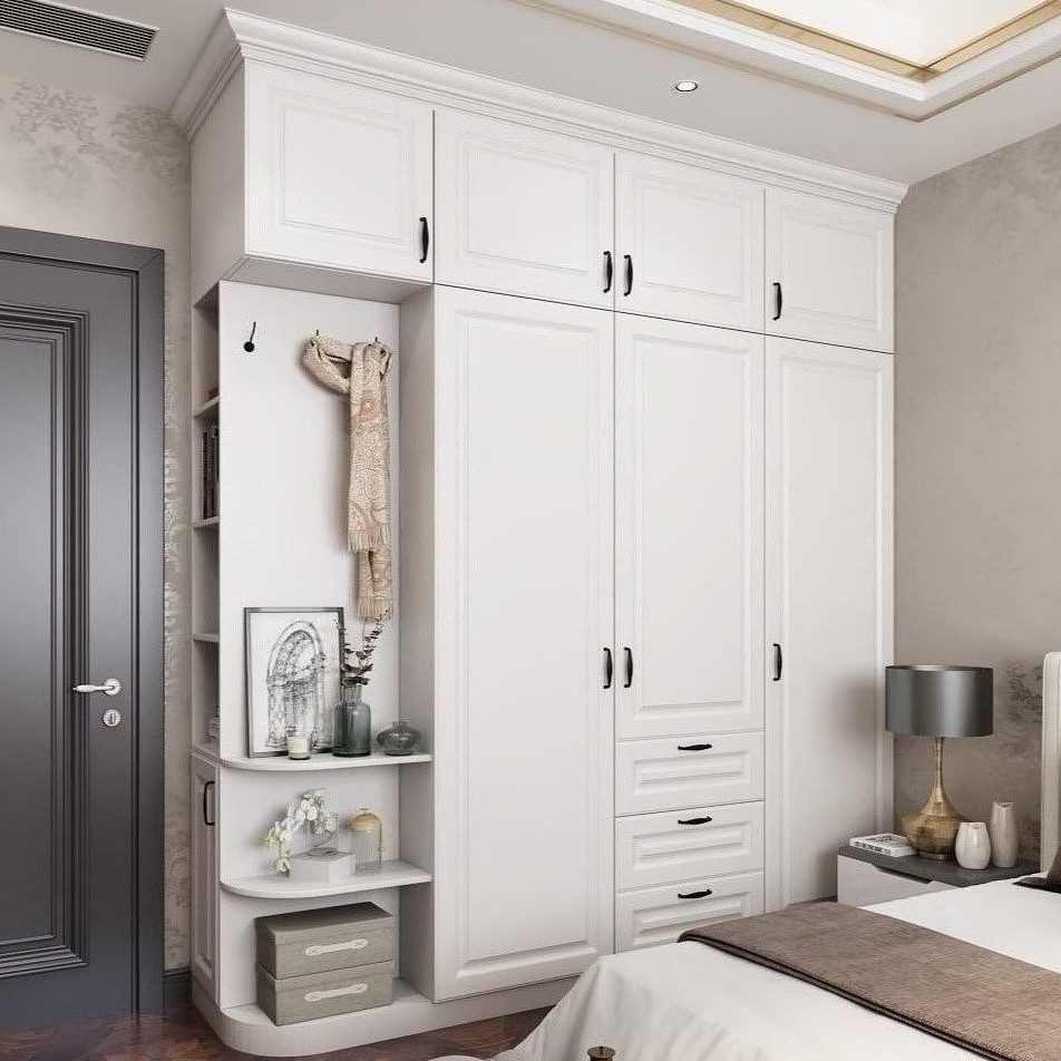Bedroom Furniture Contemporary Walk-in Wardrobe with Moisture Resistance and Folded NO