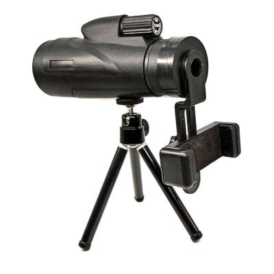 Telescópio impermeável da ornitologia do monocular BAK4 12x50 com tripé