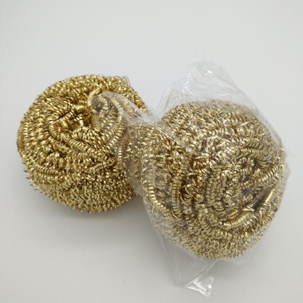 Professional Pure Copper Wire Cleaning Ball Pot Cleaning Wire Brass Scourer