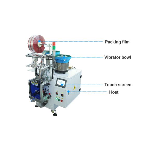 Automatic Fastener Stud Bolts Self Drilling Screws Plastic Anchor Screws Spring Pins Counting Bagging Packing Machine