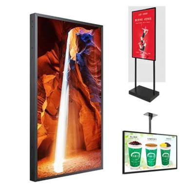 55 Inch 16:9 High Brightness Video Player Advertising LCD Screen For Shop Window