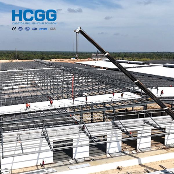High Strength Q355B Q235B Industrial Steel Structure Building Bolt Assembled SGS Standard