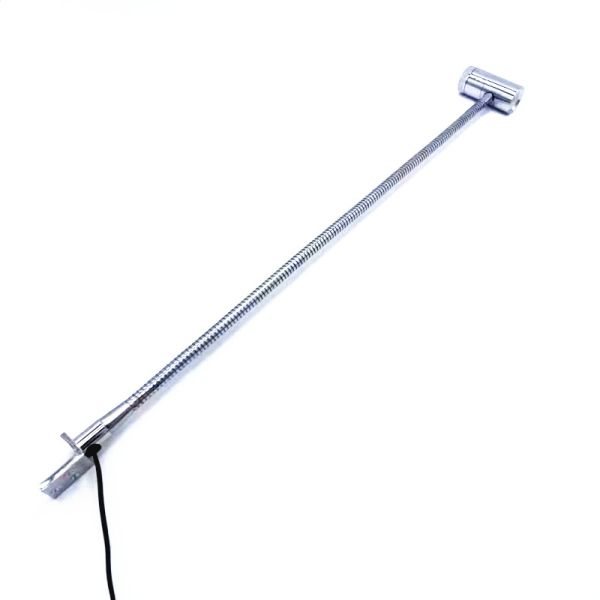 Flexible Gooseneck LED Bedside Headboard Desk Reading Lamp with 4 Step Dimming Switch