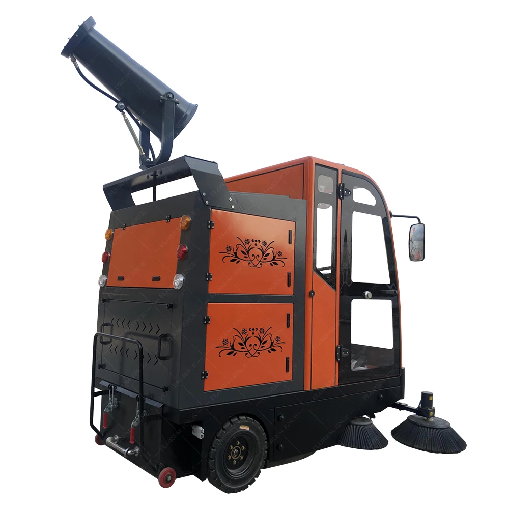 Уборка дорог Электрическая пылесоситель машина грузовик с щеткой