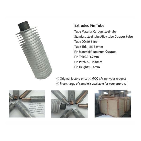 DELLOK Aluminium Sprial L/ll/kl/klm/g Fin Tube