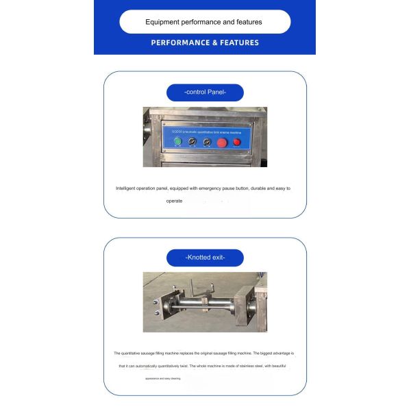 Pneumatic Sausage Stuffing Machine for Hotels Output 300kg/h Supports Customization