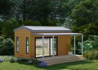 Casa pré-fabricada de parque com estrutura de aço leve Kit de casa móvel para construir pequenas casas de metal
