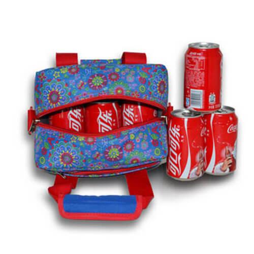 Extra Large Insulated Cooler Bags Flower Printed Waterproof Aluminum Foil Inner