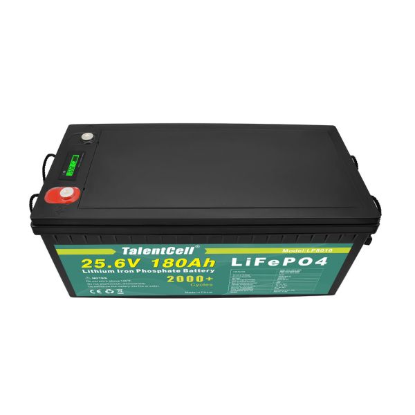 12v 24v 48v 200Ah 300Ah Lifepo4 Rechargeable Battery Pack 25.6V 180Ah